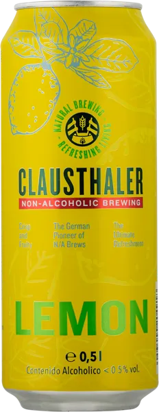 Изображение Пиво безалкогольное 0,5% Клаусталлер лимон Биндинг Брауридж Аг ж/б, 0,5 л