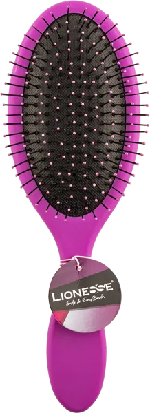 Изображение Расческа для мокрых волос Лайонесс пластиковая Тарко п/у, 1 шт