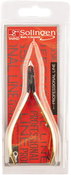 Изображение Кусачки для кутикулы Солинджен золотые стальные Тарко п/у, 1 шт