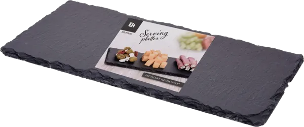 Изображение Доска 30*15см сервировочная Купман черный сланец Купман Интернэшнл м/у, 1 шт