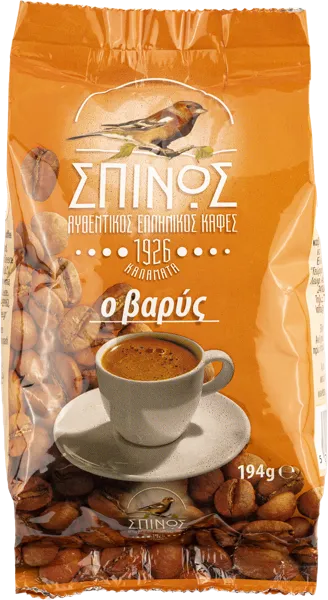 Изображение Кофе молотый Спинос темная обжарка Георгиос Спинос м/у, 194 г
