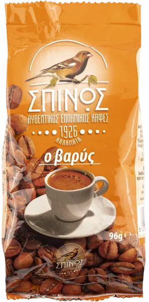 Изображение Кофе молотый Спинос темная обжарка Георгиос Спинос м/у, 96 г