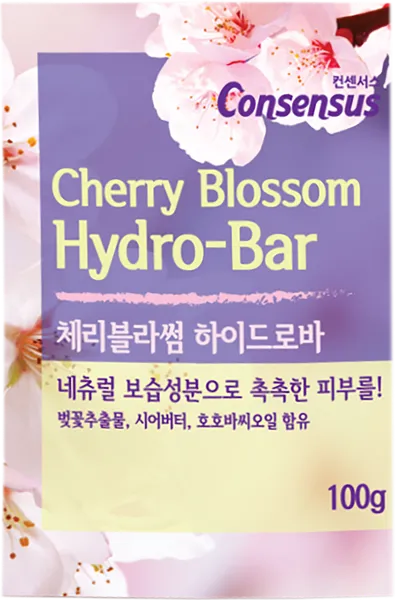 Изображение Мыло туалетное увлажняющее Консенсус цветы вишни Эйч Би Глобал к/у, 100 г