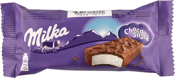 Изображение Пирожное бисквитное Милка с цельным молоком ТиЭсСи Фуд Продактс м/у, 29 г