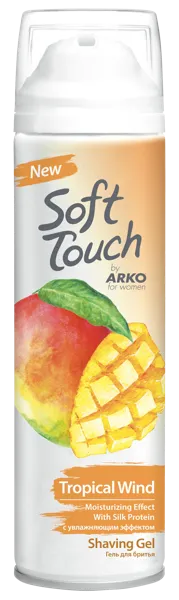 Изображение Гель для бритья женский Арко софттач тропическая свежесть Евиап Сабун ж/б, 200 мл