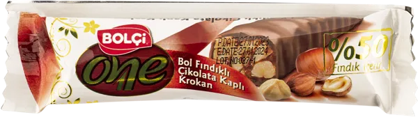 Изображение Батончик в молочном шоколаде Болчи с лесным орехом Болчи Чиколата кор, 30 г