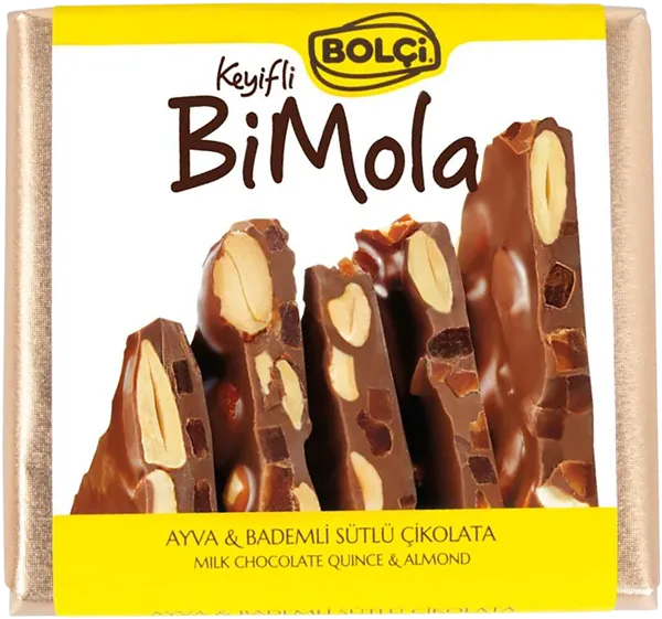 Изображение Шоколад молочный Болчи айва миндаль Болчи Чиколата кор, 70 г