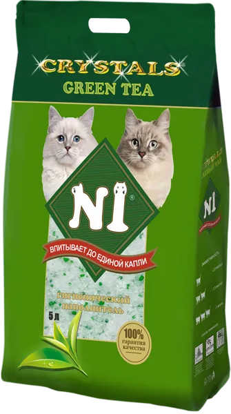Изображение Наполнитель силикагелевый №1 Кристалс грин ти Новые Технологии м/у, 5 л
