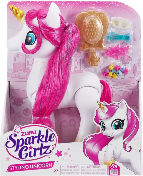 Изображение Набор игровой Спаркл гёлс единорог с аксессуарами Зуру п/у, 1 шт