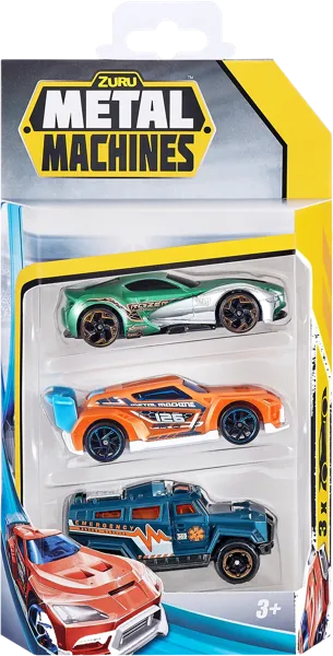 Изображение Машина 1:64 Метал машинс Зуру к/у, 3 шт