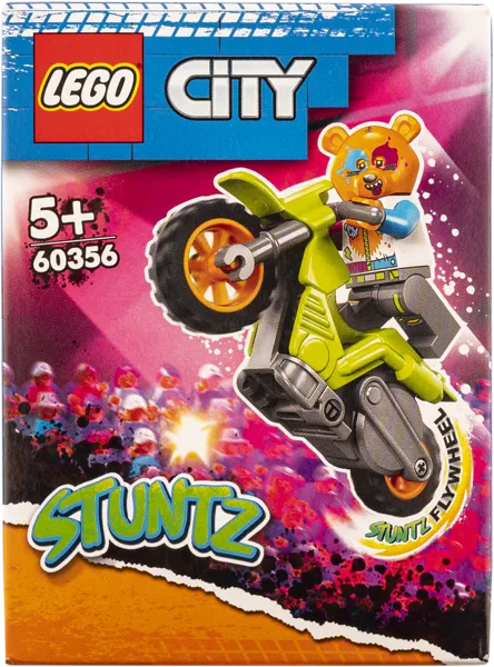 Изображение Конструктор с 5 лет 60356 Лего город мотоцикл медведя Лего к/у, 1 шт