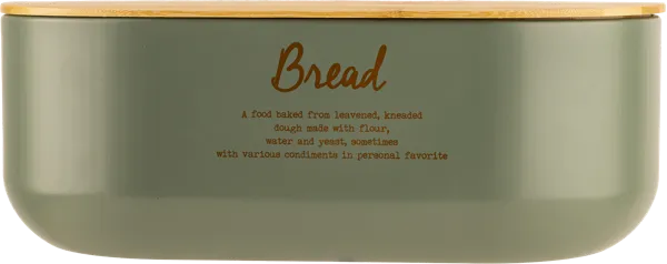 Изображение Хлебница 36*20см Агнесс глэм зеленая Агнесс , 1 шт