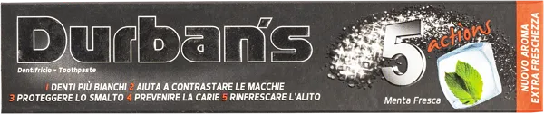 Изображение Зубная паста от кариеса Дюрбанс 5 действий Содалис Груп к/у, 75 мл
