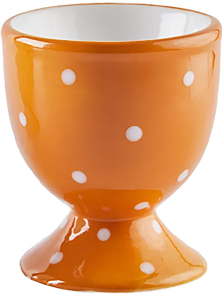 Изображение Подставка для яйца керамика Домашняя кухня цветная в точку Домашняя кухня кор, 1 шт