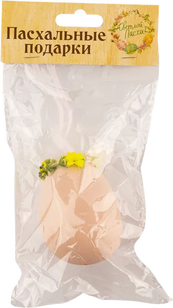 Изображение Сувенир Пасхальный Домашняя кухня яйцо цветное с венком Домашняя кухня м/у, 1 шт
