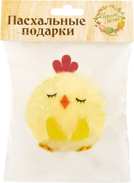 Изображение Сувенир Пасхальный Домашняя кухня желтый цыпленок Домашняя кухня м/у, 1 шт
