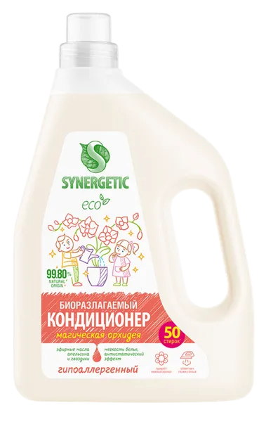 Изображение Кондиционер для белья Синергетик БИО магическая орхидея Синергетик п/у, 1,5 л