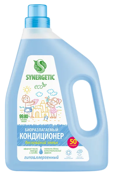 Изображение Кондиционер для белья Синергетик БИО бескрайний океан Синергетик п/у, 1,5 л