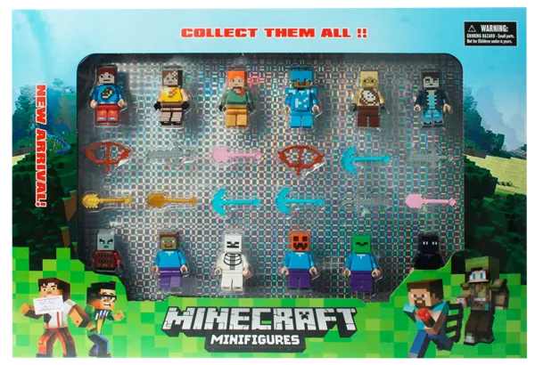 Изображение Набор игровой Майнкрафт мини фигурки из кубиков Донгуан к/у, 1 шт