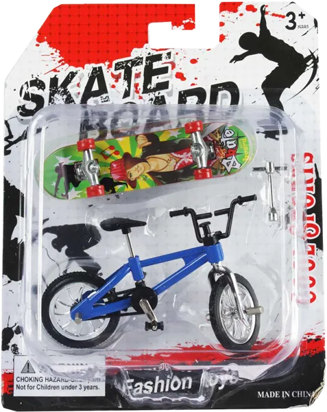 Изображение Игрушка Игруны велосипед и фингерборд Донгуан к/у, 1 шт