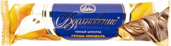 Изображение Батончик в темном шоколаде Вдохновение груша миндаль ОК Красный Октябрь м/у, 41 г