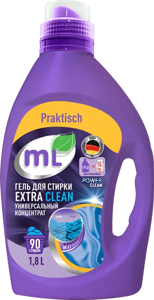 Изображение Средство для стирки жидкое Майн либе экстра клин универсальное Агроконтинент-52 п/у, 1,8 л