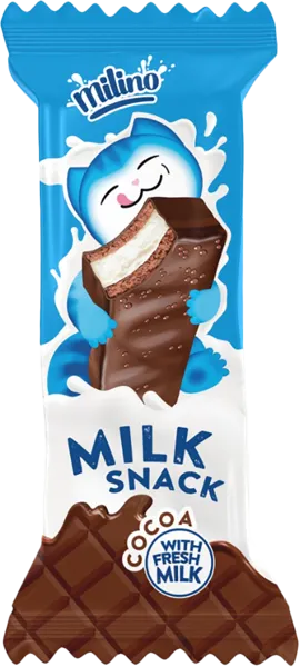 Изображение Пирожное бисквитное Милино с цельным молоком ТиЭсСи Фуд Продактс м/у, 30 г