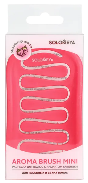 Изображение Расческа для волос мини Соломия аромат клубники Соломия п/у, 1 шт