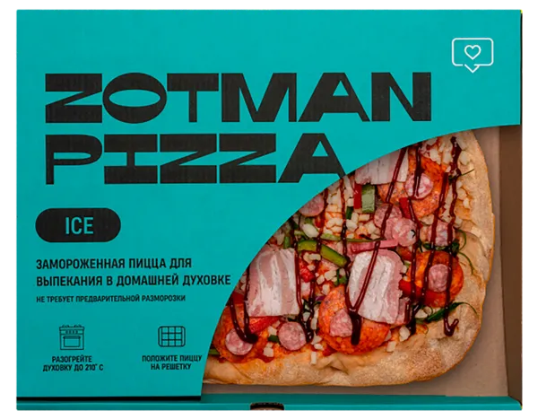 Изображение Пицца замороженная Зотман баварская мясная. айс Зотман Хорека ООО к/у, 465 г