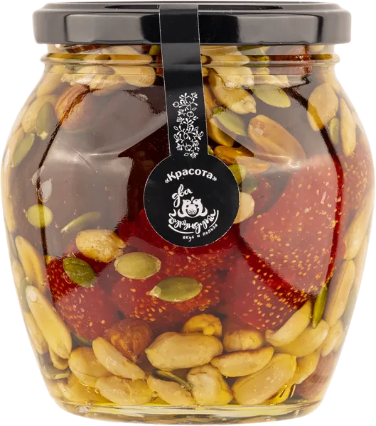 Изображение Орехи в меду Два бурундука красота Фольц Е.С. с/б, 650 г