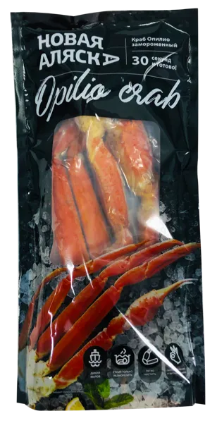 Изображение Морепродукты в/м конечности Новая Аляска краб стригун опилио Новая Аляска Волхов п/у, 400 г