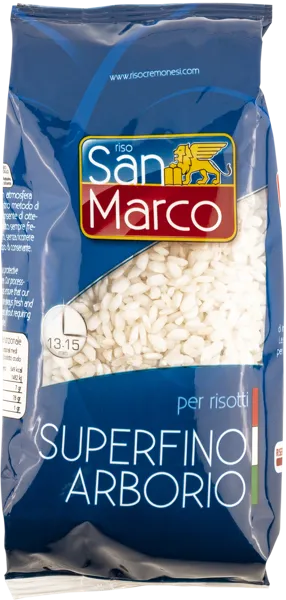 Изображение Рис длиннозерный Сан Марко из Венето арборио Ризериа Кремонези м/у, 500 г