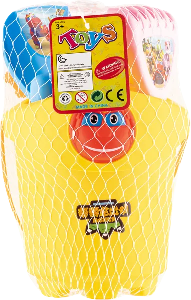 Изображение Набор 6 предметов для песка Ловерья ведро,лейка,формы,лопатка Ройманн м/у, 1 шт