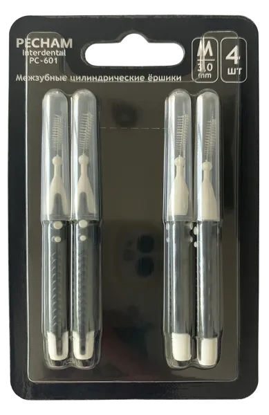 Изображение Ершики межзубные Пичам цилиндрические Веллнес Групп п/у, 4 шт