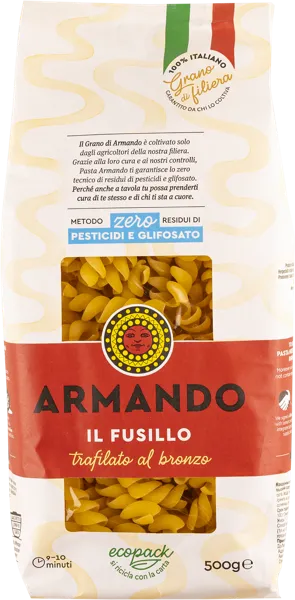 Изображение Макароны из твердых сортов Армандо из Кампании фузилли бронзо Де Маттеис м/у, 500 г