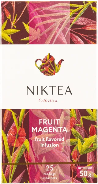 Изображение Чай в пакетиках Никти фрут маджента Мал ком кор, 25*2 г
