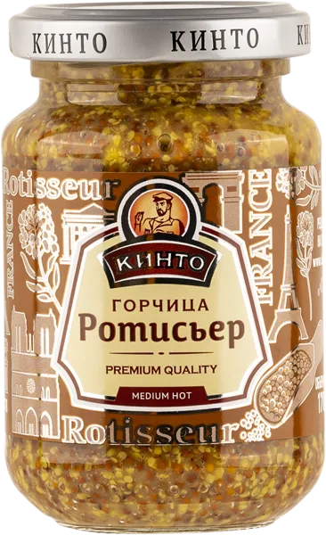 Изображение Горчица Кинто ротисьер Девелей с/б, 170 г