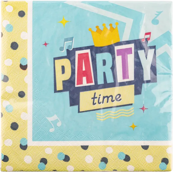 Изображение Салфетки 33см 3-х слойные НД плэй вечеринка НД Плэй м/у, 20 шт