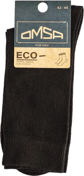 Изображение Носки мужские размер 42-44 Омса эко 401 неро Омса к/у, 1 пара