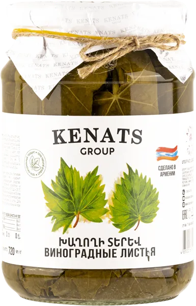Изображение Виноградные листья Кенац Кенац Груп с/б, 670 г
