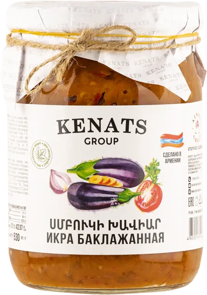 Изображение Икра из баклажанов Кенац Кенац Груп с/б, 530 г