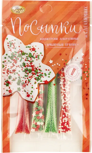 Изображение Посыпка кондитерская Парфэ имбирный пряник Топ Продукт м/у, 20 г