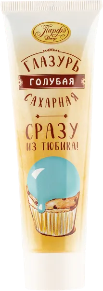 Изображение Глазурь сахарная Парфэ голубая Топ Продукт туба, 120 г