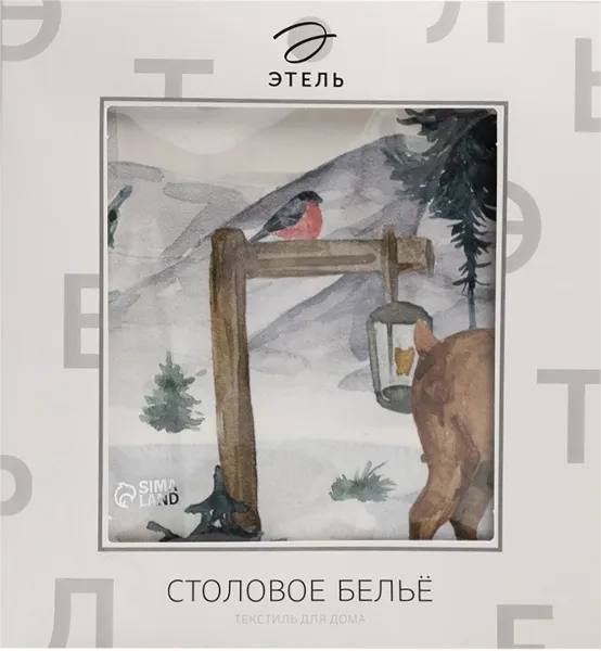 Изображение Скатерть 150*110см Этель форест энималс кремовая ИП Симановский Е.А. к/у, 1 шт
