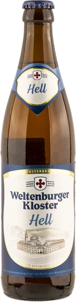 Изображение Пиво светлое Лагер 4,9% Вельтенбургер Клостер хель Бишофхоф Гмбх с/б, 0,5 л