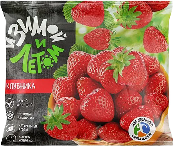 Изображение Ягоды замороженные И Зимой и Летом клубника Мир Заморозки м/у, 300 г