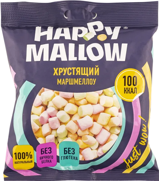 Изображение Маршмеллоу хрустящий Хэппи Мэллоу Сладкая сказка м/у, 30 г