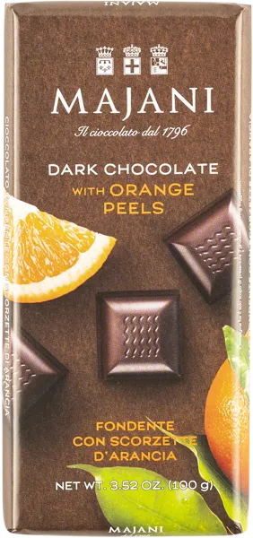 Изображение Шоколад темный Маяни с цедрой апельсина Маяни м/у, 100 г