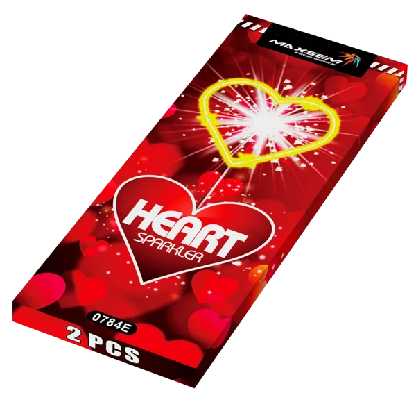 Изображение Бенгальские огни 17см Максэм свет сердец Шангли Тонгл Трейдинг к/у, 2 шт