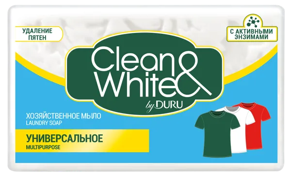 Изображение Мыло хозяйственное Дуру клин вайт универсальное Эвьяп м/у, 120 г
